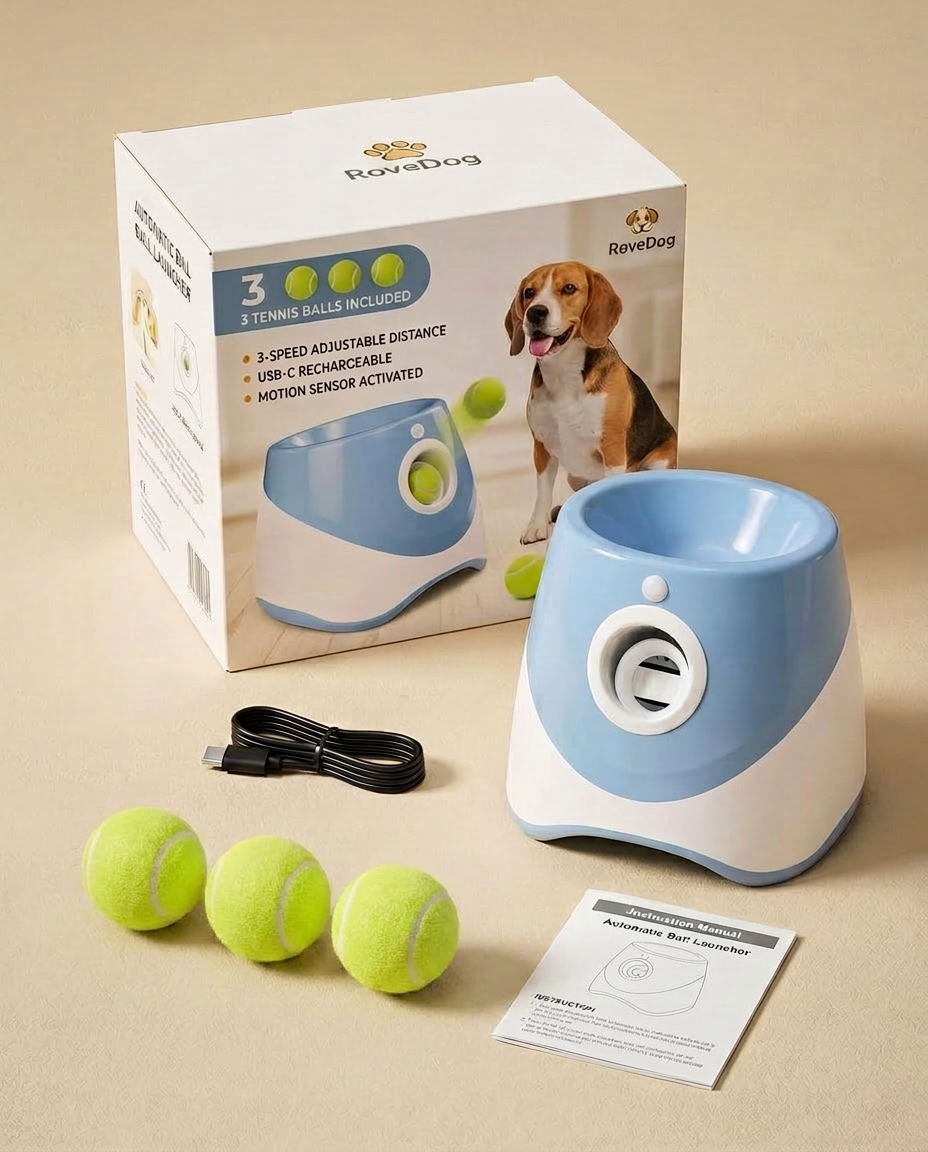 Rovedog™ Automatic Ball Launcher — Tire Out Any Dog, Hands-Free
